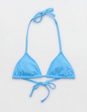 Aerie Terry String Triangle Bikini Top