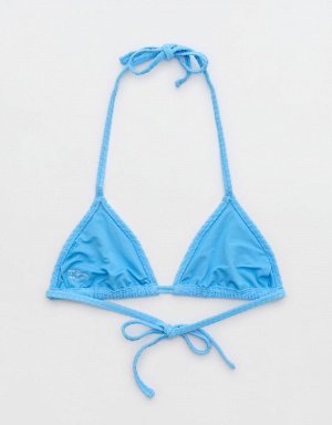 Aerie Terry String Triangle Bikini Top