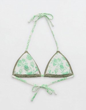 Aerie Eyelet String Triangle Bikini Top