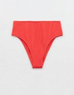Aerie Crinkle High Cut Cheeky Bikini Bottom