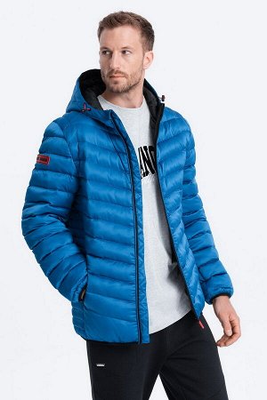 Куртка OMBRE JALP-0121-niebieska