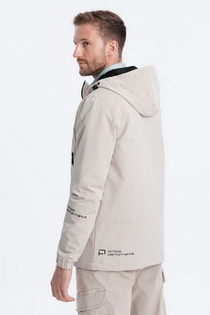 Куртка OMBRE JANP-22FW-005-kremowa