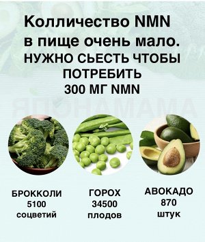 NMN 21000 мг - волшебный элемент молодости на 70 дней