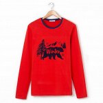 Джемпер мужской KAFTAN &quot;Winter&quot; р-р XL (52), красный