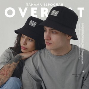 Панама "Overhat", цвет черный 56см