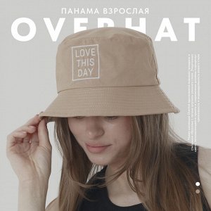 Панама "Love this day"  р-р 56см