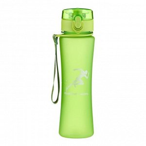 Бутылка для воды, с поильником, "Движение - жизнь", 600 мл, зеленая