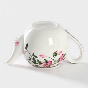 Чайник фарфоровый заварочный Доляна «Бланко», 800 мл, цвет белый