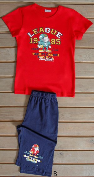 Пижама Vienetta Boy 608088 0000 Красный/синий