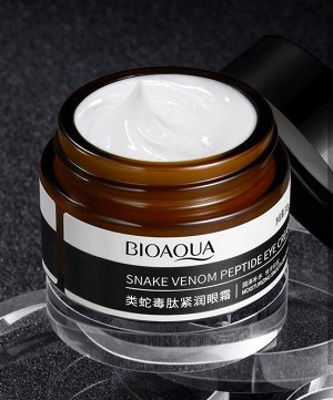 Крем для кожи вокруг глаз с пептидом змеиного яда Bioaqua Snake Venom Peptide Eye Cream