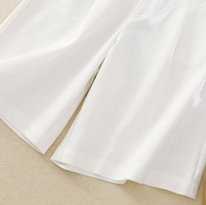 Женские повседневные шорты, белый