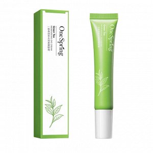 Крем для кожи вокруг глаз с экстрактом зелёного чая One Spring Green Tea Eye Cream