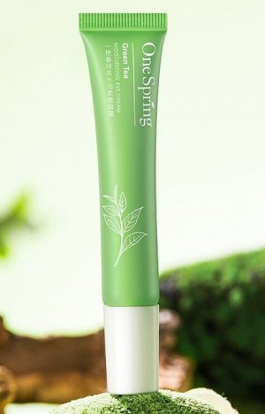 Крем для кожи вокруг глаз с экстрактом зелёного чая One Spring Green Tea Eye Cream