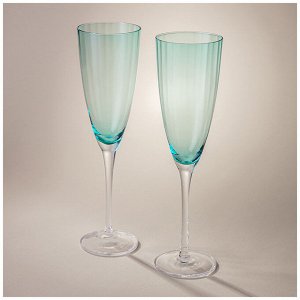 Набор бокалов для шампанского из 2 шт "mirage" emerald 290 мл