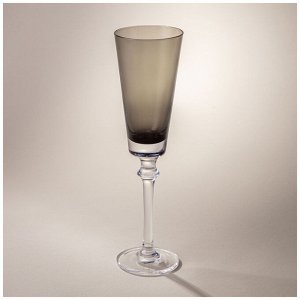 Набор бокалов для шампанского из 2 шт "trendy" grey 230 мл