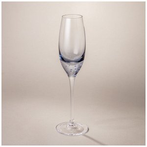 Набор бокалов для шампанского из 2 шт "bubles" blue 200 мл