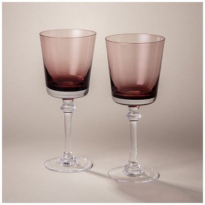 Набор бокалов для вина из 2 шт "trendy" purple 305 мл