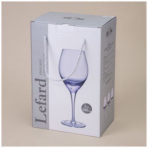 Набор бокалов для вина из 2 шт "bubles" blue 580 мл