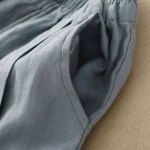 Женские шорты с эластичным поясом, голубой