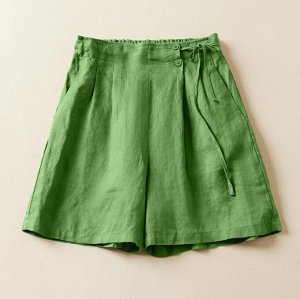 Женские летние шорты, зеленый