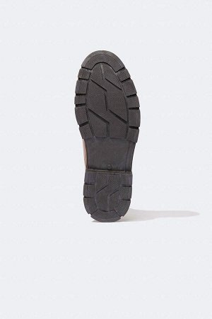 Мужские зимние ботинки из искусственной кожи на высокой подошве со шнуровкой