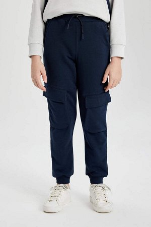 Спортивные брюки-карго с карманами для мальчиков