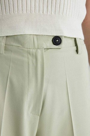 DEFACTO Стандартные брюки с широкими штанинами и высокой талией