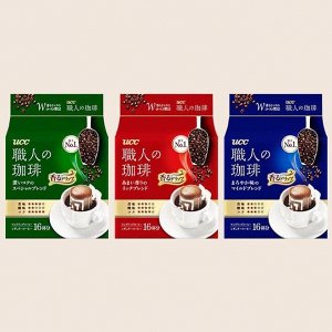 СКИДКА! Кофе UCC МОЛОТЫЙ ДРИП-ПАКЕТ Special blend, 7г*16 пакетиков
