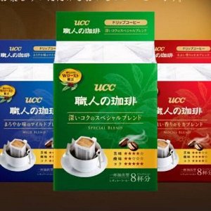Кофе UCC МОЛОТЫЙ ДРИП-ПАКЕТ Special blend, 7г*16 пакетиков