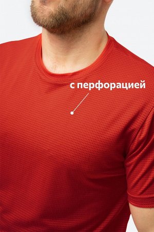 Мужская спортивная футболка с перфорацией Happyfox