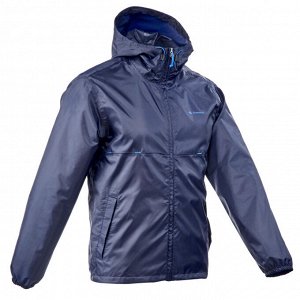 Куртка-дождевик  мужская синяя Quechua 100