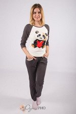 Костюм с мишкой из интерлока КД60КД60