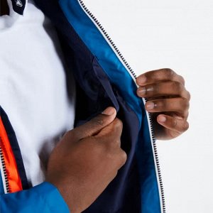 Куртка для парусного спорта водонепроницаемая мужская синяя Tribord SAILING 100