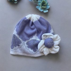 Шапочка одинарная вязаная
