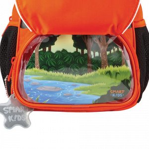 Рюкзак TIGER FAMILY (ТАЙГЕР) для дошкольников, оранжевый, To