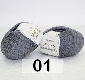 Пряжа Сеам Merino Stone Washed