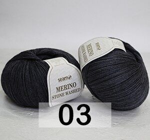 Пряжа Сеам Merino Stone Washed