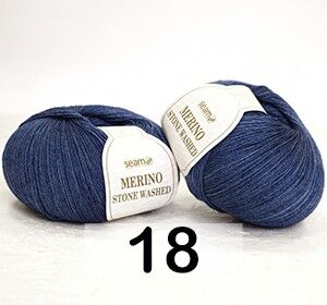 Пряжа Сеам Merino Stone Washed