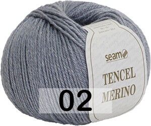 Пряжа Сеам Tencel Merino