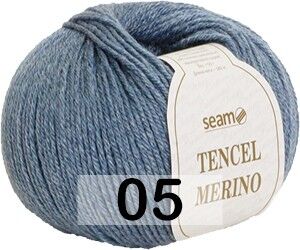 Пряжа Сеам Tencel Merino