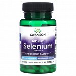 Swanson, Albion Selenium Complex, 200 мкг, 90 капсул