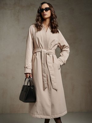 Плащ женский бежевый