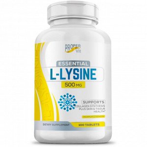 Лизин Proper Vit Lysine 500мг - 100 таб.