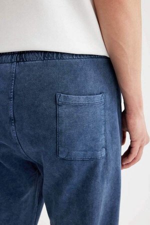 Фланелевые спортивные штаны стандартного кроя с карманами