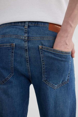 Джинсовые брюки узкого кроя Carlo с нормальной талией