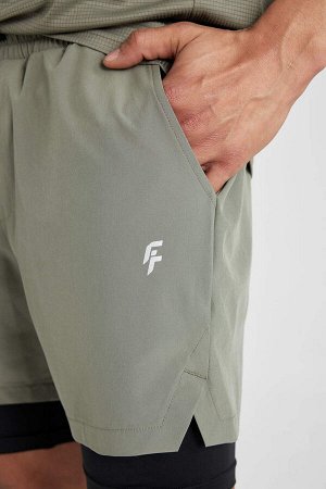 Спортивные тканые шорты приталенного кроя DeFactoFit