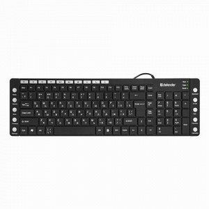 Клавиатура проводная DEFENDER OfficeMate MM-810 RU,USB, 104к