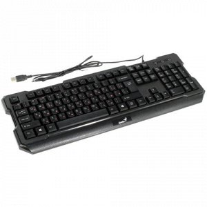Клавиатура проводная GENIUS KB-210, USB, 104 клавиши, черная