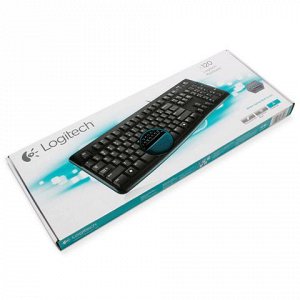 Клавиатура проводная LOGITECH K120, USB, 104 клавиши, черная