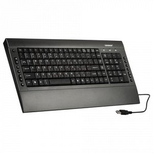 Клавиатура проводная SONNEN KB-M530, USB, мультимедийная, 15